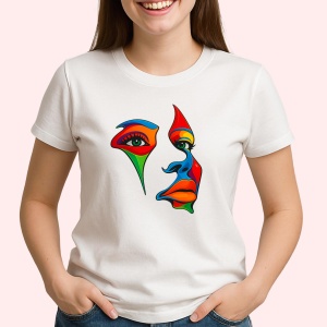 Tricou Fata Femeie Expresiva - Copii | Dama | Barbat - Img 3