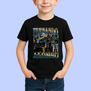 Tricou Fernando Alonso Montaj Curse Formula 1, Copii | Dama | Barbat - Img 2