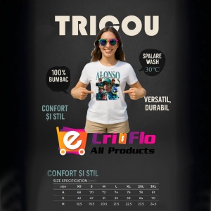 Tricou Fernando Alonso Portret Cu Ochelari Echipa Aston Martin, Copii | Dama | Barbat - Img 12