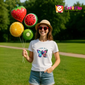 Tricou Fluture colorat cu flori si fazele lunii design boem Copii | Dama | Barbat Barbat - Img 12