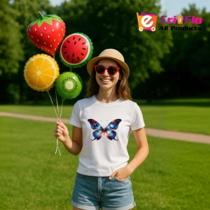 Tricou Fluture galaxie roz albastru cu efect stelar Copii | Dama | Barbat Barbat - Img 12