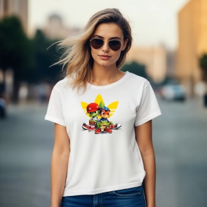 Tricou Frogs Friends Urban play music Tricou Alb - Copii | Dama | Barbat - Img 9
