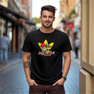 Tricou Frogs Friends Urban play music Tricou Negru - Copii | Dama | Barbat