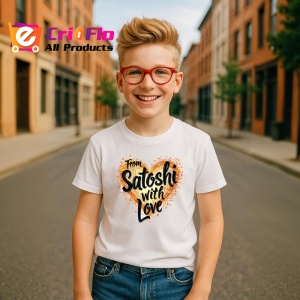 Tricou from satoshi with love, de la satoshi cu dragoste, Copii | Dama | Barbat