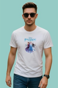 Tricou Frozen regatul de gheata cu Elsa Anna si magia iernii, Copii | Dama | Barbat - Img 2