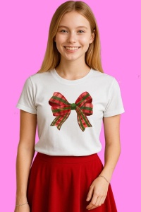 Tricou Funda Carouri Verde Rosu, din bumbac 100%, tricou alb, Copii | Dama | Barbat - Img 3