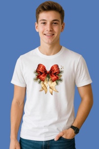 Tricou Funda Rosie Aurie Cu Crengute, din bumbac 100%, tricou alb, Copii | Dama | Barbat - Img 3