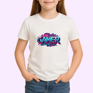 Tricou Gamer Neon Stil Retro, Copii | Dama | Barbat - Img 3