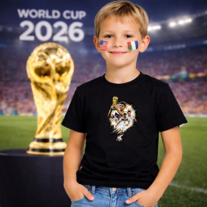 Tricou German National Team World Cup Fifa 2026, din bumbac 100%, tricou negru, Copii | Dama | Barbat - Img 5