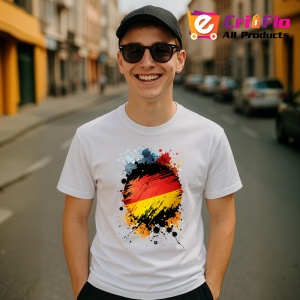 Tricou Germany Steag Splash Art, Copii | Dama | Barbat - Img 6