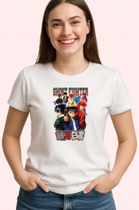 Tricou Ghost Fighter lupta eroica intre bine si rau in stil anime, Copii | Dama | Barbat - Img 4