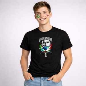 Tricou Gianluigi Donnarumma Italy World Cup Fifa 2026, din bumbac 100%, tricou negru, Copii | Dama | Barbat - Img 3