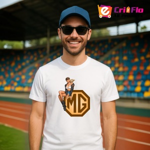 Tricou Girl Cu Logo Mg | Unisex Dama si Barbat - Img 4