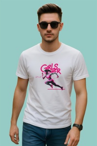 Tricou Girls Power Sportiva Roz, Copii | Dama | Barbat - Img 2