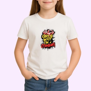Tricou Girls Wait Im Coming Superman Gym, Copii | Dama | Barbat - Img 3