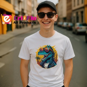Tricou Gorila cu ochelari rosii fundal stropit graffiti Copii | Dama | Barbat - Img 6