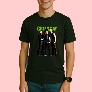 Tricou Green Day v1, muzica Nu Metal, Dama | Barbat | Copii, Culoare Negru