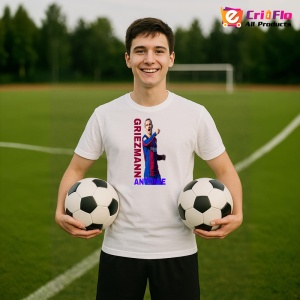 Tricou Griezmann Antoine Barcelona Prezentare - Copii | Dama | Barbat - Img 3