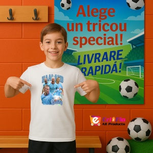 Tricou Haaland Erling Manchester City Goal - Copii | Dama | Barbat - Img 6