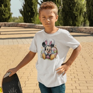 Tricou Haios Copii Personalizat - Easter Mickey - Cadou