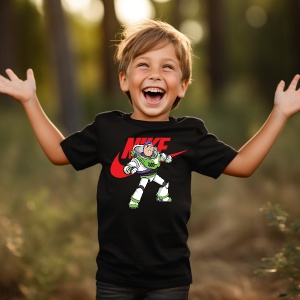 Tricou haios personalizat pentru copii cu Buzz lightyear Lupator - Img 4