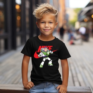 Tricou haios personalizat pentru copii cu Buzz lightyear Lupator - Img 2