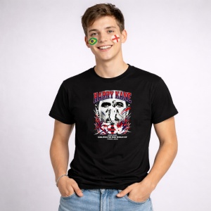 Tricou Harry Kane England World Cup Fifa 2026, din bumbac 100%, tricou negru, Copii | Dama | Barbat - Img 2