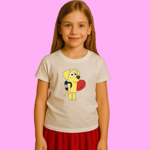 Tricou Honey Cu Minge De Fotbal, din bumbac 100%, tricou alb, Copii | Dama | Barbat - Img 2