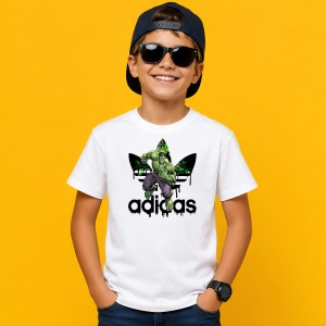 Tricou Hulk Gigantul Verde Graffiti Urban Logo Negru Street Art, din bumbac 100% Copii | Dama | Barbat - Img 2