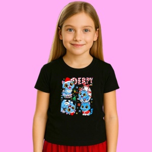Tricou Huntrix K Pop Hunters Demon Derpy Pisica Multipla, din bumbac 100%, tricou negru, Copii | Dama | Barbat