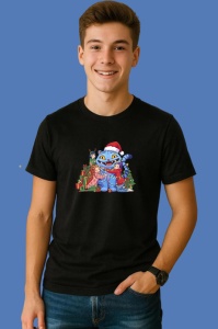 Tricou Huntrix K Pop Hunters Demon Pisica Fantasy Cu Personaje, din bumbac 100%, tricou negru, Copii | Dama | Barbat - Img 3