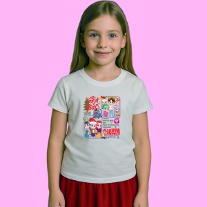 Tricou Huntrix K Pop Hunters Demon Saiyaboys Poster Ilustratie Colorata, din bumbac 100%, tricou alb, Copii | Dama | Barbat - Img 2