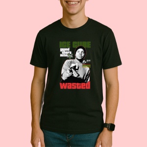 Tricou Ice Cube - GTA Style, muzica Hip-Hop, Dama | Barbat | Copii, Culoare Negru