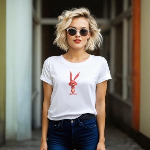 Tricou iepure roz - Copii | Dama | Barbat - Img 10