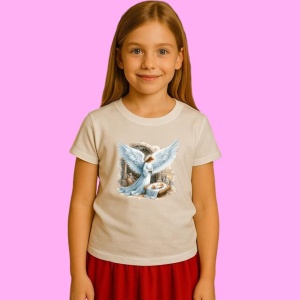 Tricou Inger Vegheand Pruncul Isus – Scena Sfanta A Nasterii, din bumbac 100%, tricou alb, Copii | Dama | Barbat - Img 2