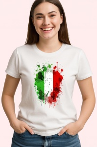 Tricou Italy Steag Splash Art, Copii | Dama | Barbat - Img 4