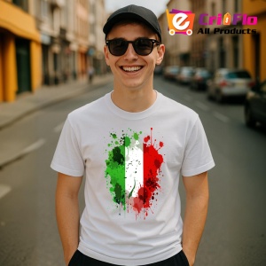 Tricou Italy Steag Splash Art, Copii | Dama | Barbat - Img 7