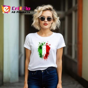 Tricou Italy Steag Splash Art, Copii | Dama | Barbat