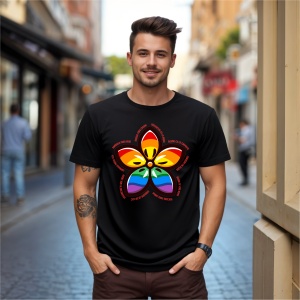 Tricou iubim natura, iubim distractia Negru, Copii | Dama | Barbat - Img 6