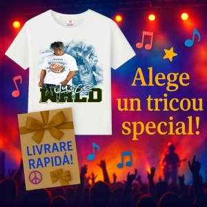 Tricou Juice WRLD - White Style, muzica EDM / Pop / Electropop, Dama | Barbat | Copii - Img 8