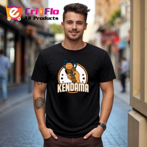 Tricou Kendama retro sport design cu mana si stele, din bumbac 100%, tricou negru pentru Copii | Dama | Barbat