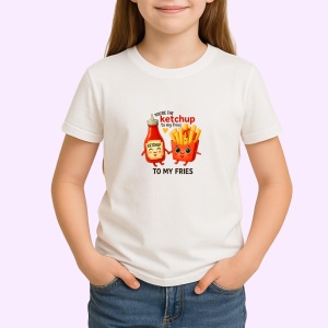 Tricou Ketchup si cartofi prajiti - Copii | Dama | Barbat
