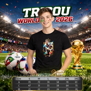 Tricou Kevin De Bruyne Belgium World Cup Fifa 2026 V3, din bumbac 100%, tricou negru, Copii | Dama | Barbat - Img 6