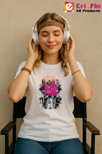 Tricou KPOP dama cu trupa formatia BLACKPINK 5 , music Coreean 164 - Img 8