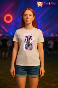 Tricou KPOP dama cu trupa formatia JIHYO , music Coreean 232 - Img 7