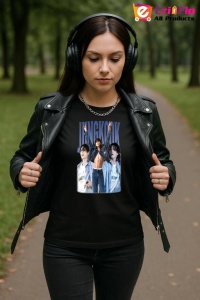 Tricou KPOP dama cu trupa formatia JUNGKOOK 2 , music Coreean 241 - Img 6
