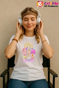 Tricou KPOP dama cu trupa formatia LISA BLACK PINK , music Coreean 263
