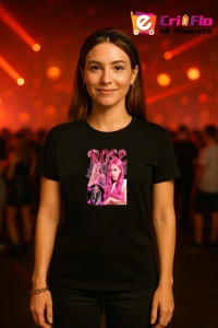 Tricou KPOP dama cu trupa formatia ROSE BLOACK PINK , music Coreean 281 - Img 3