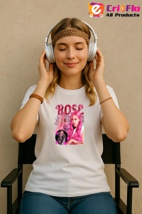 Tricou KPOP dama cu trupa formatia ROSE BLOACK PINK , music Coreean 281 - Img 8