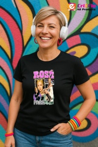 Tricou KPOP dama cu trupa formatia ROSE PARK , music Coreean 282 - Img 4